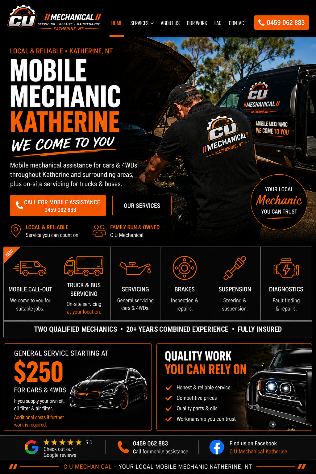 C U Mechanical | Mobile Mechanic Katherine